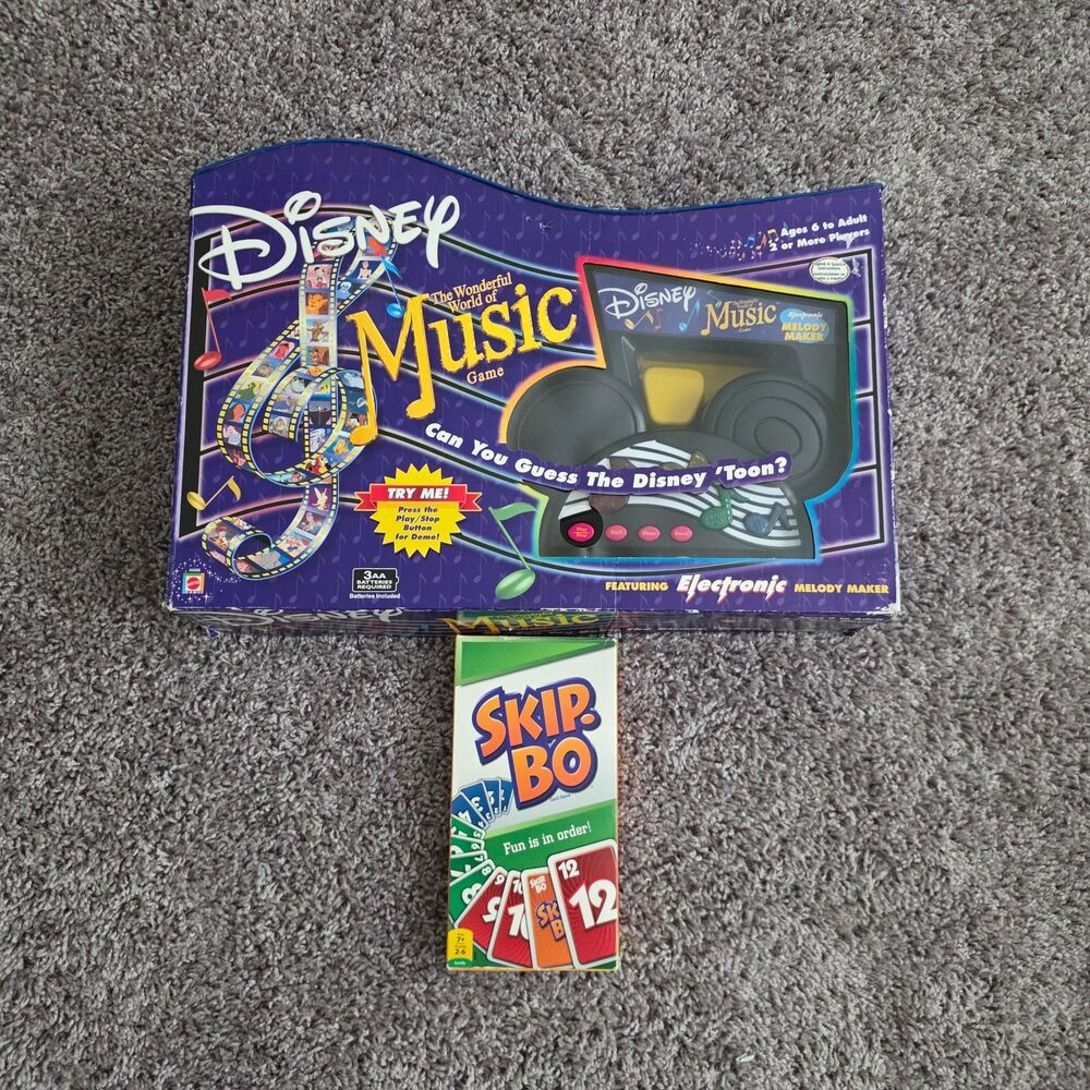 Disney The Wonderful World of Music Game (2002) + Skip-Bo